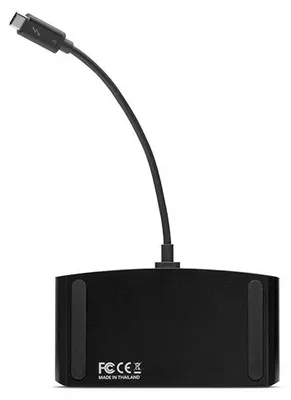 Zdjęcie produktu dla OWC Thunderbolt 3 mini Dock, Przewodowa, Thunderbolt 3, 1000 Mbit/s, Czarny, 40 Gbit/s, Aluminium