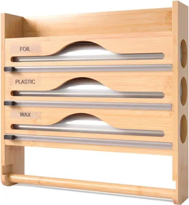 Produktbild von Küchenrollenhalter 35,3 x 7 x 35 cm, Holz, Wandrollenhalter, für Küche