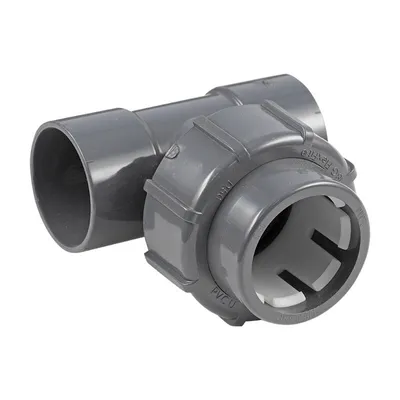 Produktbild von FlexFit Übergangs T Stück 90° Klemm - Klebemuffe d 50 x d 50