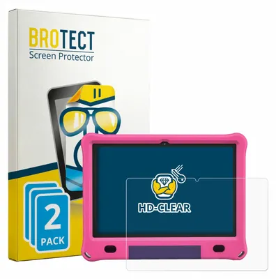 Produktbild von 2x Für Vasoun TAB 10 MAX M10 Schutzfolie BROTECT Displayschutz Display Schutz Folie Klar Transparent