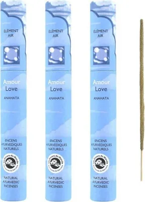 Produktbild von 48 natürliche ayurvedische Räucherstäbchen - Liebe
