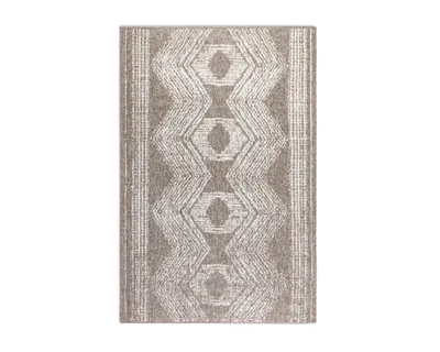 Zdjęcie produktu dla Dywan na taras 120x170cm, kremowo beżowy dwustronny, sznurkowy płasko tkany