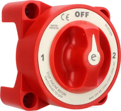 Produktbild von Batterietrennschalter Cut Off Power Kill Isolator 3 Stufen 350A 32V DC für RV Marine Boat