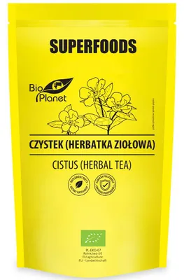 CZYSTEK (HERBATKA ZIOŁOWA) BIO 70 g - BIO PLANET SUPERFOODS