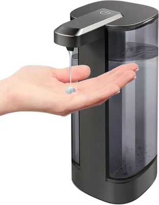 Produktbild von Automatischer Seifenspender 500ml Sensor, berührungsloser Wandmontage Seifenspender mit 4 Stufen, USB wiederaufladbar für Bad & Küche