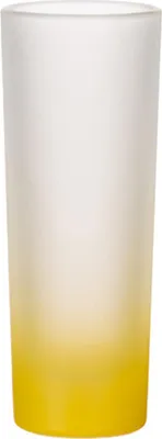 Produktbild von craftcut - Shot Glass - Frosted mit Farbverlauf - Gelb - 3oz / ca. 90ml