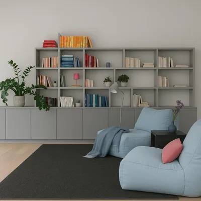 Produktbild von Hochflor Velours Teppich Mona Anthrazit, Größe:400x400 cm