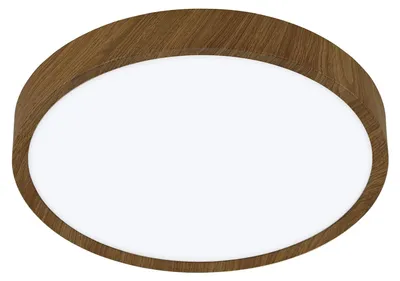 Immagine prodotto di Plafoniera Contemporanea Musurita Policarbonato Noce Luce Led Integrato 14,6W