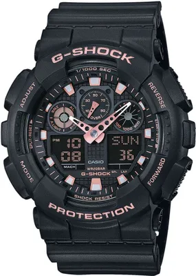Produktbild von Casio G-Shock Uhr GA-100GBX-1A4ER Herrenuhr AnaDigi Uhr
