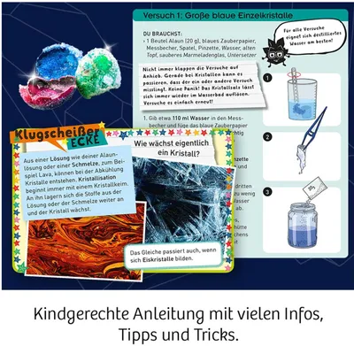 Immagine prodotto di KOSMOS 654153 KOSMOS Experimentierkasten Geheimnisvolle Kristallwelt