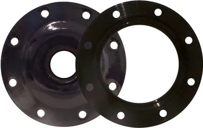 Produktbild von Flanschplatte 8-Loch 180 mm mit 1 1/2 Zoll IG Dichtung Adapter Elektroheizstäbe