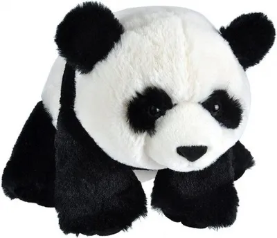 Produktbild von kuscheltier Panda junior 30 cm Plüsch schwarz/weiss