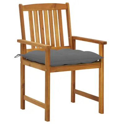 Zdjęcie produktu dla VidaXL 3061199, Taras, Obite siedzisko, Drewno akacjowe, Poliester, 610 mm, 570 mm