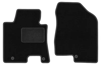 Immagine prodotto di Tappetini anteriori in moquette per Hyundai i30 II 2011-2017 (hatchback/station wagon) – 2 pezzi, neri, su misura – Wielganizator LUX