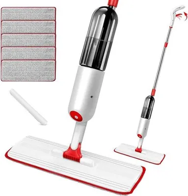 Obrázok produktu pre Čistič striekačiek s mikrovláknom, plochá, skladateľná špongia, 500 ml fľaša, škrabka, utierka na suché a mokré čistenie, sada čistiacich prostriedkov