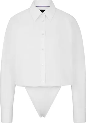 Produktbild von Boss - "Naomi X" Bodysuit für Damen Baumwolle GT7015 (36 DE) (Weiß)