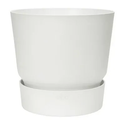 Produktbild von ELHO Greenville 30 runder Blumentopf - Außen - Ø 29,5 x H 27,8 cm - Weiß