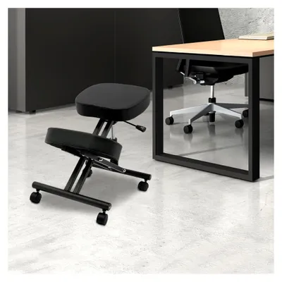 Produktbild von Ergonomischer Kniesessel - Höhenverstellbar, 220 lbs Tragfähigkeit, mit Rollen und Bremsen für Zuhause und Büro