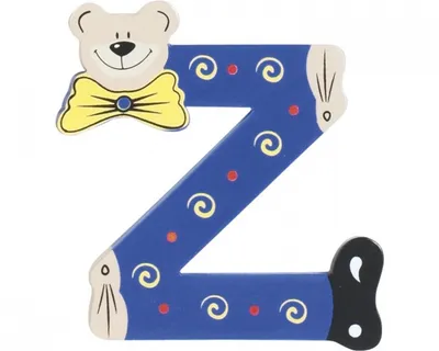 Produktbild von Playshoes buchstabe Z Bär Holz 10 cm