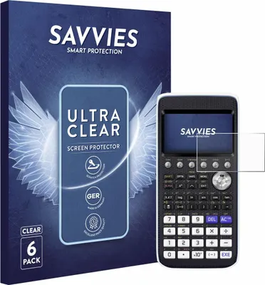 Produktbild von 6x Für Casio FX-CG50 Schutzfolie Savvies Displayschutz Display Schutz Folie Klar Transparent