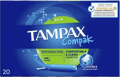 Produktbild von Tampax Tampons Compak Super - 20 Stück