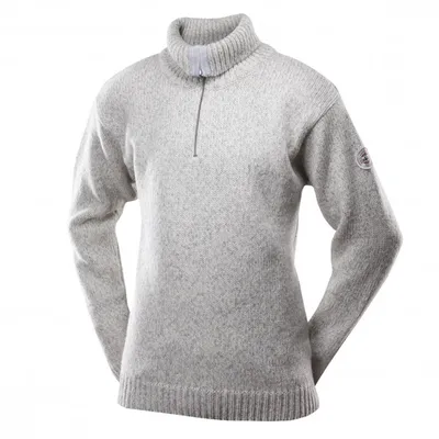 Produktbild von Devold Nansen Pullover Zip Neck Kleidung Größe: XL / Farbe: grau melange