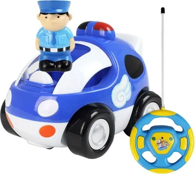 Image de MoFun 508B Télécommande bidirectionnelle de voiture de dessin animé pour enfants avec lumière & musique & son moteur(bleu)