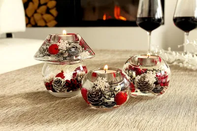Image de Gilde Dreamlight, bougeoir, verre, rouge, lot de 6, dimensions : hauteur 7,00 cm, diamètre 9,00 cm, référence : 72599