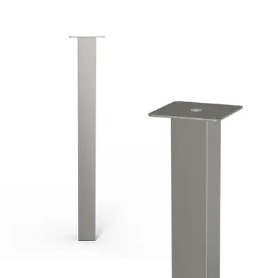 Obrázek produktu pro Walteco Nábytková noha hranatá 60x60x710mm,  broušený nikl
