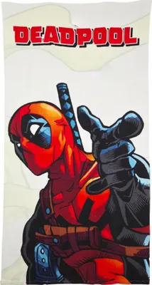 Produktbild von Marvel Deadpool Mikrofaser Strandtuch Badetuch Handtuch XL 70x140 cm