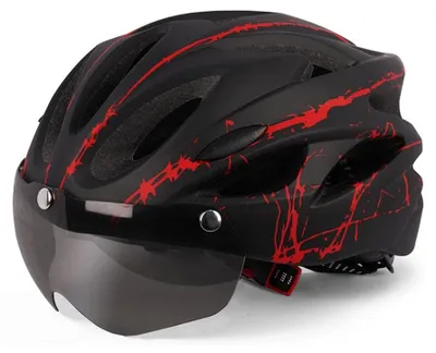 Zdjęcie produktu dla Kask rowerowy, regulowany, rozmiar 58-62 cm, z magnetycznym daszkiem, dla dorosłych