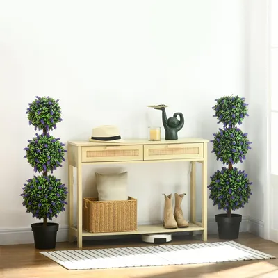 Immagine prodotto di Piante artificiali - Set di 2 - Resistenti ai raggi UV - Altezza: 110 cm