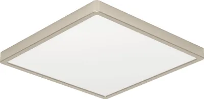 Produktbild von FUEVA 6 Aufbauleuchte - L39 x B39 x H2,5 cm - nickel-matt - 17,5W inkl. - IP20