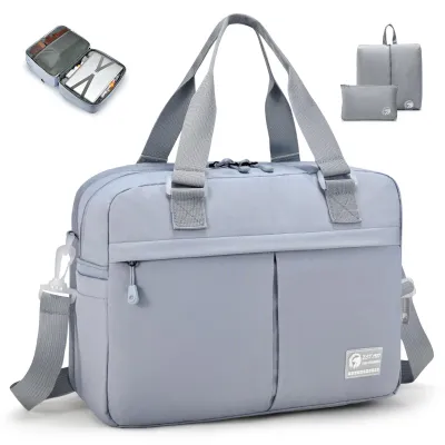 Image de Elzusha - Valise de voyage extensible avec compartiments pour chaussures et maquillage