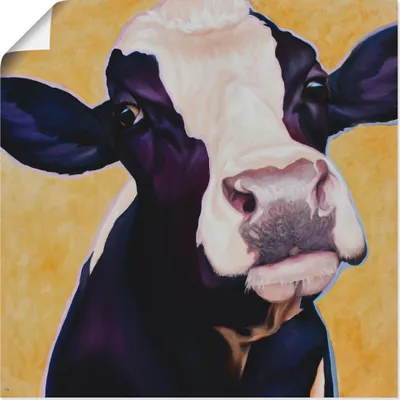 Produktbild von ARTland Poster Kuh Gertie Größe: 40x40 cm