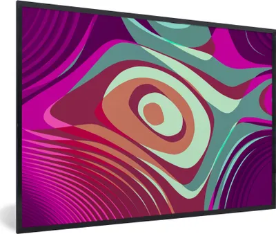 Produktbild von MuchoWow® MuchoWow® Gerahmtes Poster Abstrakter Hintergrund 90x60 cm - Poster mit zchwarzem Bilderrahmen - Fotorahmen - Foto-Plakat