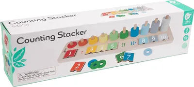 Produktbild von Classic World World Stapeltheke aus Holz, 66-tlg.