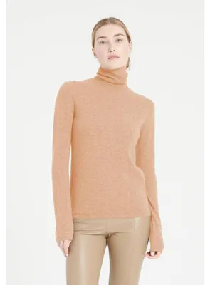 Produktbild von Studio Cashmere8 Damenpullover mit Rollkragen LILLY 3 - HellCamel - Größe XXL