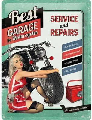 Produktbild von Nostalgic-Art - Blechschild 30 x 40 cm - Best Garage - Best Garage Green