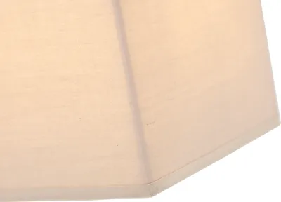 Produktbild von QAZQA - Modern Ländliche Wandleuchte Beige mit Stoffschirm - Vete I Wohnzimmer I Schlafzimmer I Up I Down - Textil Rechteckig - LED geeignet E27