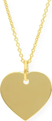 Produktbild von JuwelmaLux Anhänger 333/000 (8 Karat) Gold Herz Gravurplatte JL16-02-0222