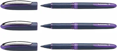 Produktbild von Tintenroller Schneider One Business - 3er-Set violett