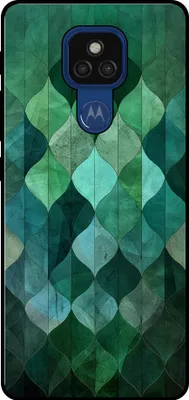 Obrázok produktu pre Smartphonica Puzdro na telefón vhodné pre Motorola Moto E7 Plus / G9 Play s potlačou zelených listov - Zadný kryt z TPU s dizajnom zelených listov - Green
