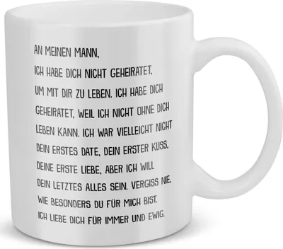 Produktbild von 22Feels Ehemann Geschenk Erster Hochzeitstag Männer Kaffeetasse Ehepartner Liebe Paar Hochzeitsjubiläum Geschenkidee Valentinstag Geburtstag Weihnachten