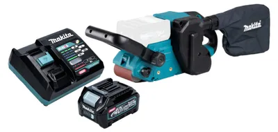 Immagine prodotto di Makita BS 001 GD101 Levigatrice a nastro a batteria 40 V max. 76 x 533 mm brushless + 1x batteria ricaricabile 2,5 Ah + caricabatterie