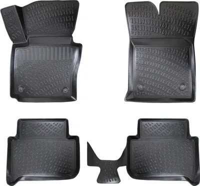 Produktbild von Rizline kompatibel mit VW Touran I Typ 1T 2003-2015 Autofußmatten Auto Allwetter 3D Gummimatten