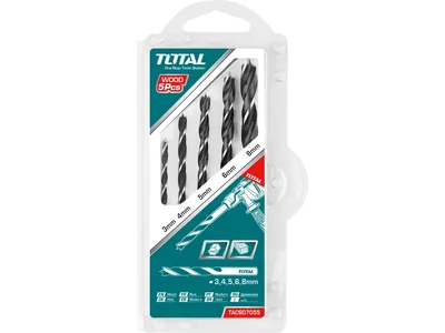Immagine prodotto di Punte per legno 3-8 mm 5 pezzi TOTALE