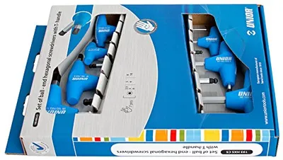 Obrázek produktu pro Sada šestihranných klíčů Unior s kulovou rukojetí, 2,5-10 mm, 193HXSCS