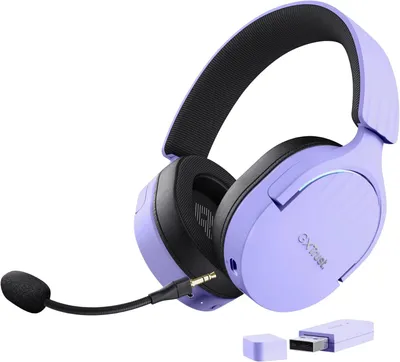 Produktbild von Over-Ear Gaming Headset mit Dual Wireless, 7.1 Surround Sound, 22h Akku, RGB-Beleuchtung, Noise-Cancelling Mikrofon, PC, PS5, Switch