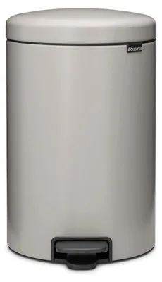 Image de Poubelle à pédale Brabantia NewIcon 20 l, gris clair